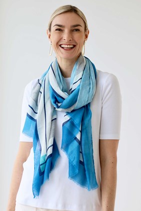 BLOCK TRIM SCARF